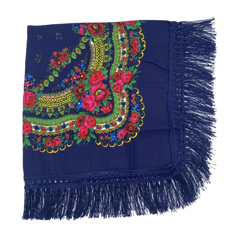 New Women Russian Style Square Scarf