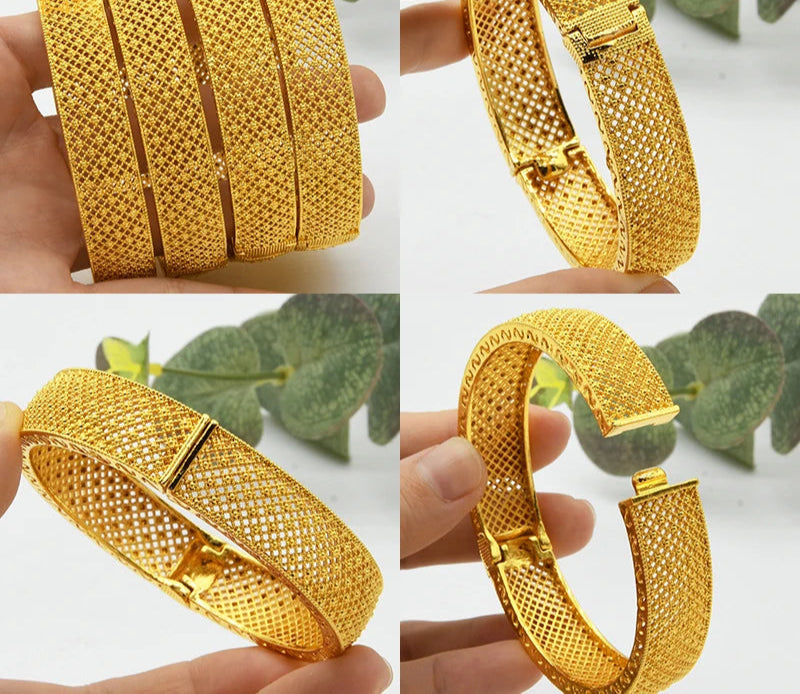 New Dubai Gold Color Bangles