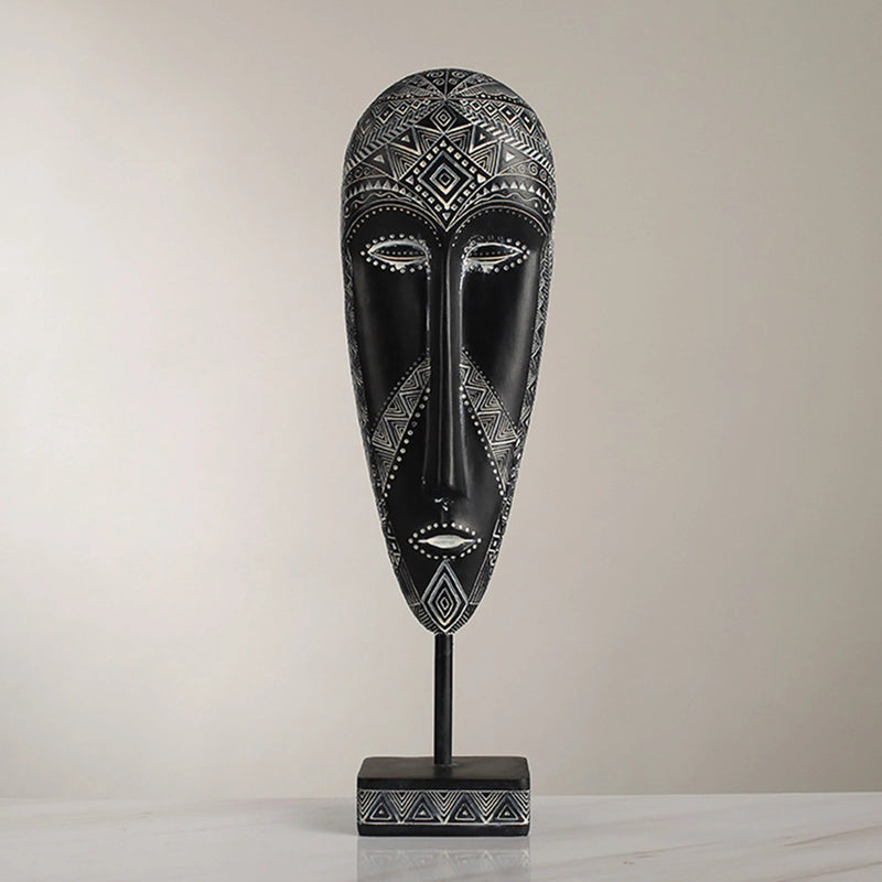 African Statue Traditional Tribal Mask Decoration