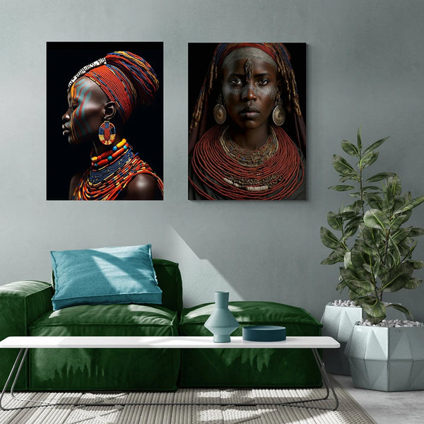 African Modern Abstract Posters