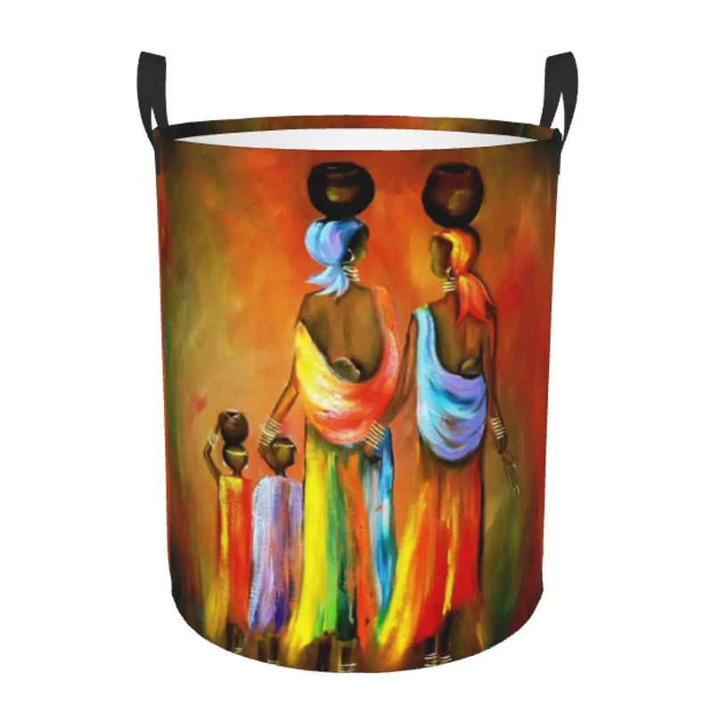 New African Ethnic Style Pattern Laundry Basket