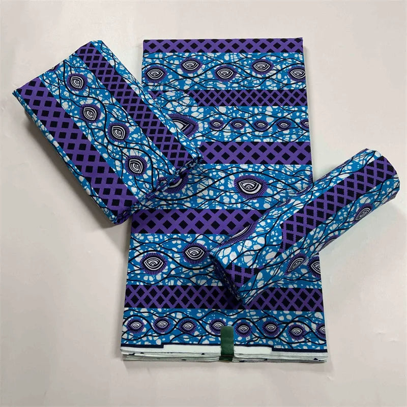 100% Cotton Nigeria Ankara Wax Fabrics