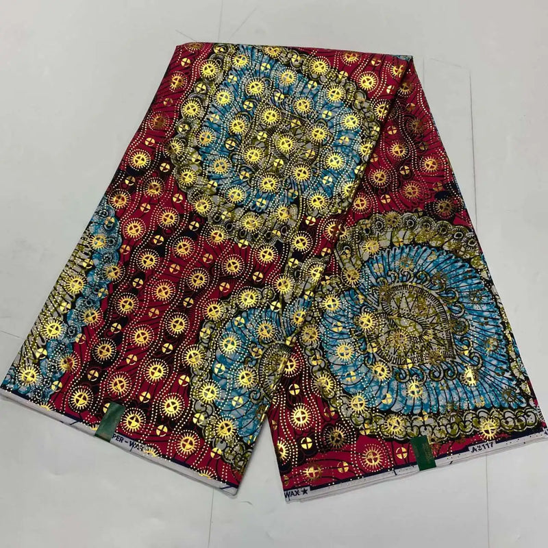 Hot Sale 100% Cotton Veritable African Wax Print Fabric