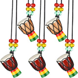 New Mini African Drum Wooden Necklace