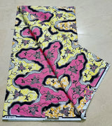 100% Cotton Ankara Wax Block Prints Batik Dutch High Quality Fabric