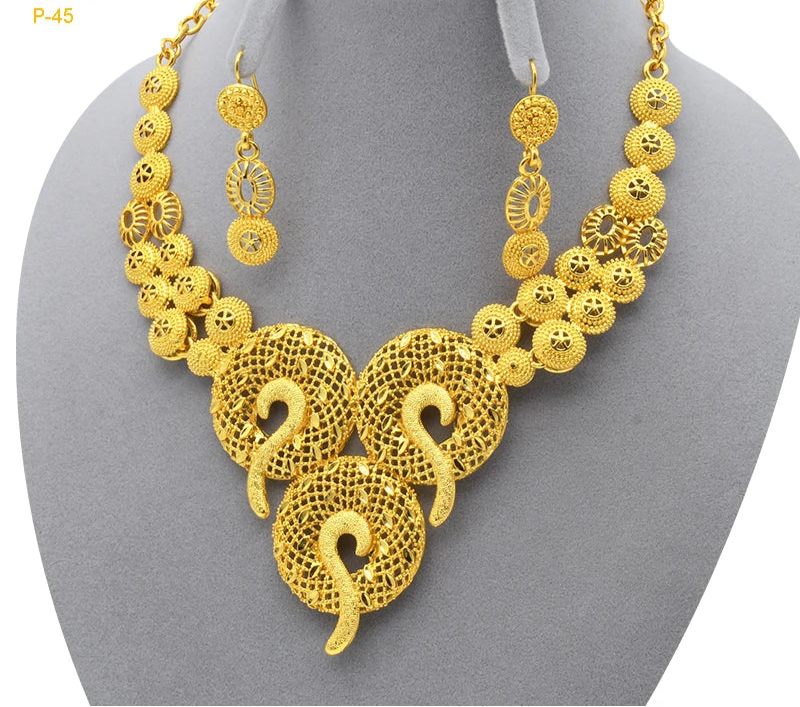 New Tassle Gold Plated Adornment Jewellery Set