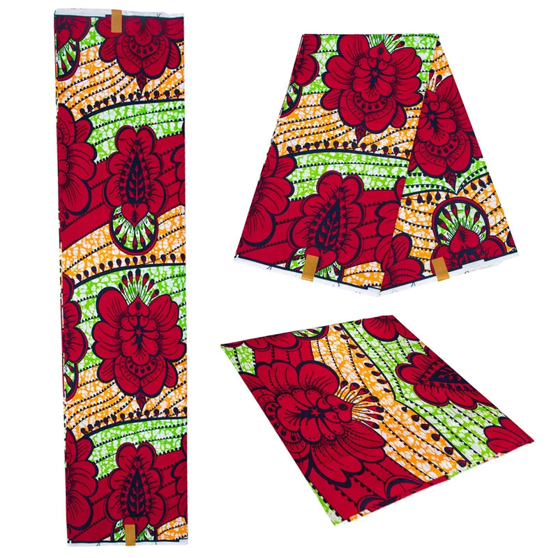 New Veritablewax Fan Pattern African Fabric