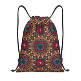 New Wax Print Ankara Kente Pattern Drawstring Bag