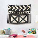 African mud Trending Black And White Tapestry Decoration