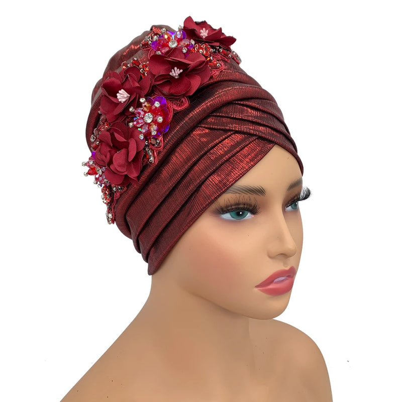 New African Women's Turban Cap