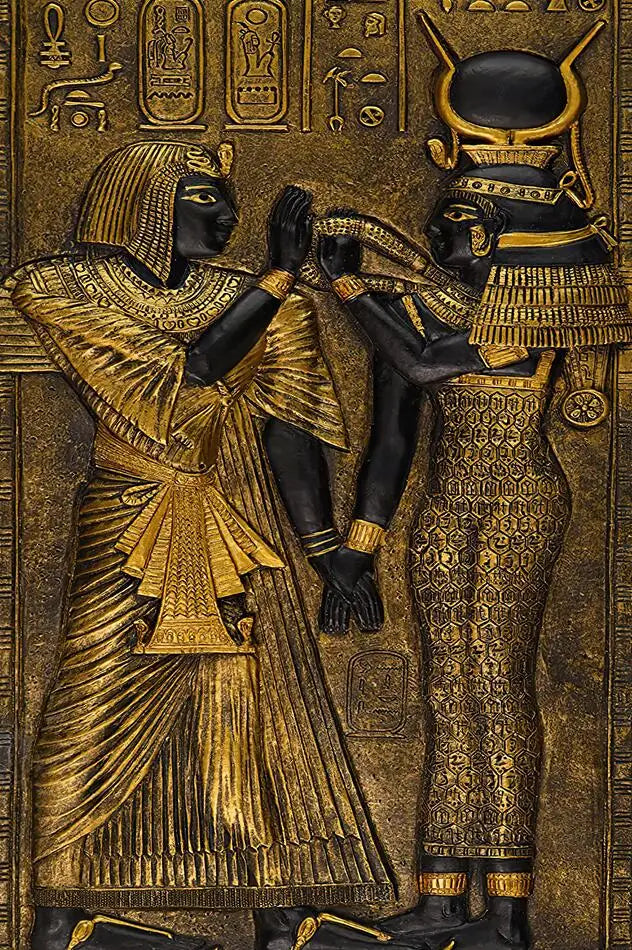 Black Golden Ancient Egyptian Art Prints 3D Posters