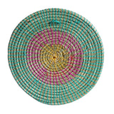 New Wall Basket Boho Handwoven Round Hanging Plate Tray Decor