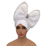 New Big Bowknot Turban Cap