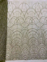 New Luxury Elegant Embroidery Heavy Groom Lace Fabric