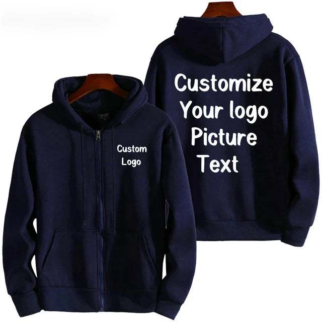 Men Fashion Long Sleeve Hooded