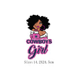 New Fashion Black Girl DIY T-Shirt