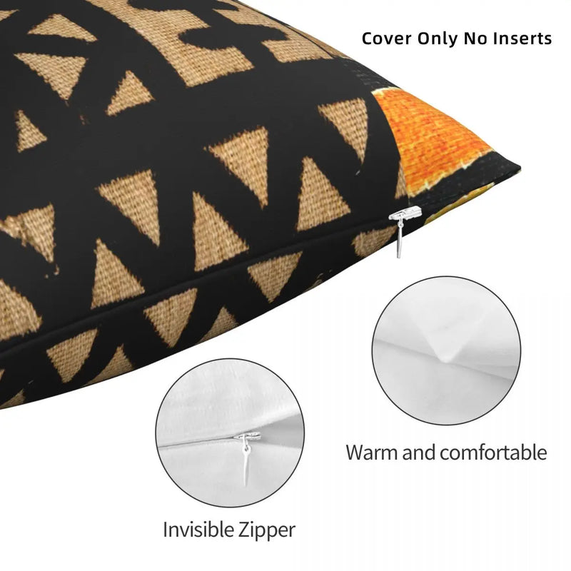 African Mud Cloth Pillowcase Printing Fabric Cushion Cover