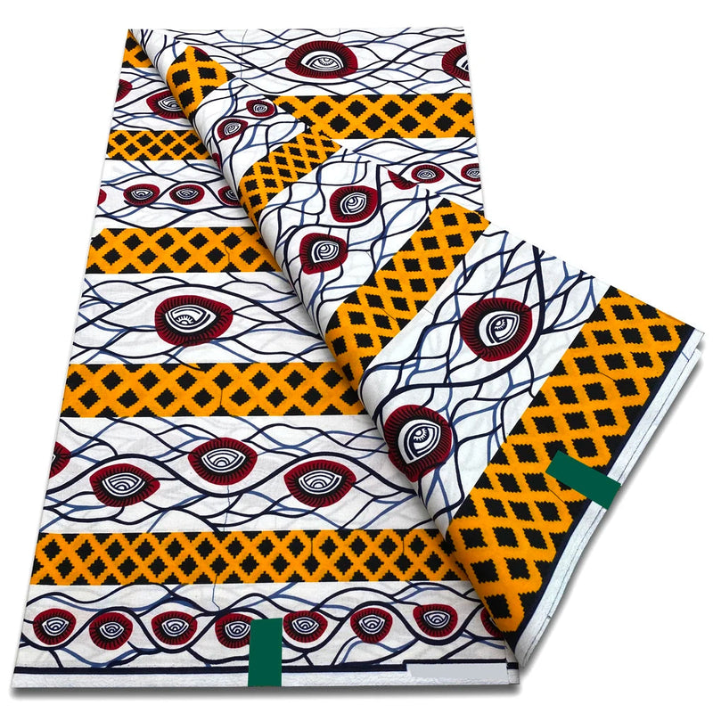 High Quality Cotton Wax Print Veritable African Real Fabric