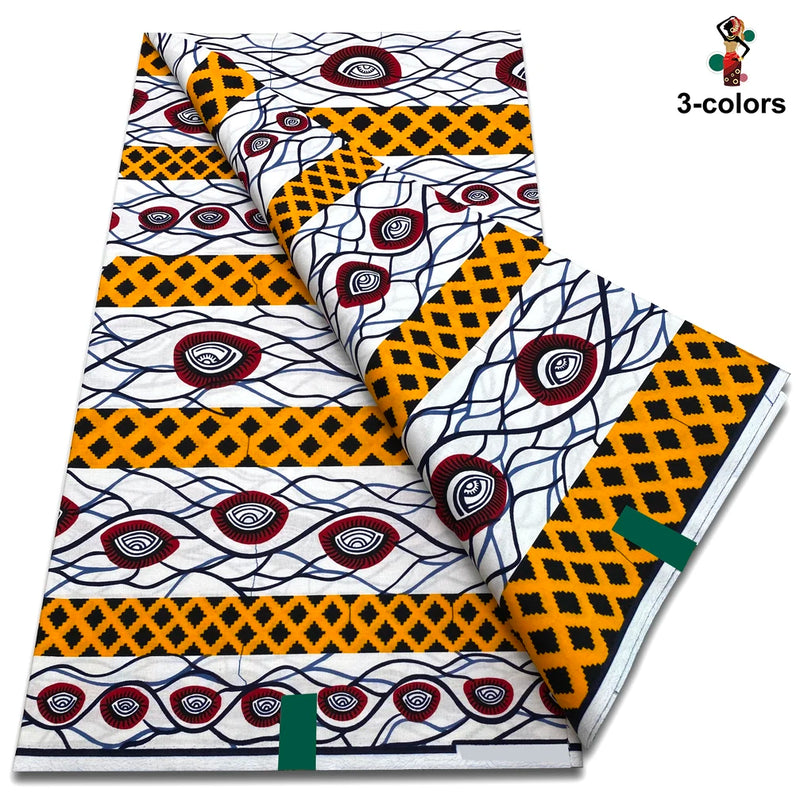 100% Cotton Veritable Original Ankara African Real Wax