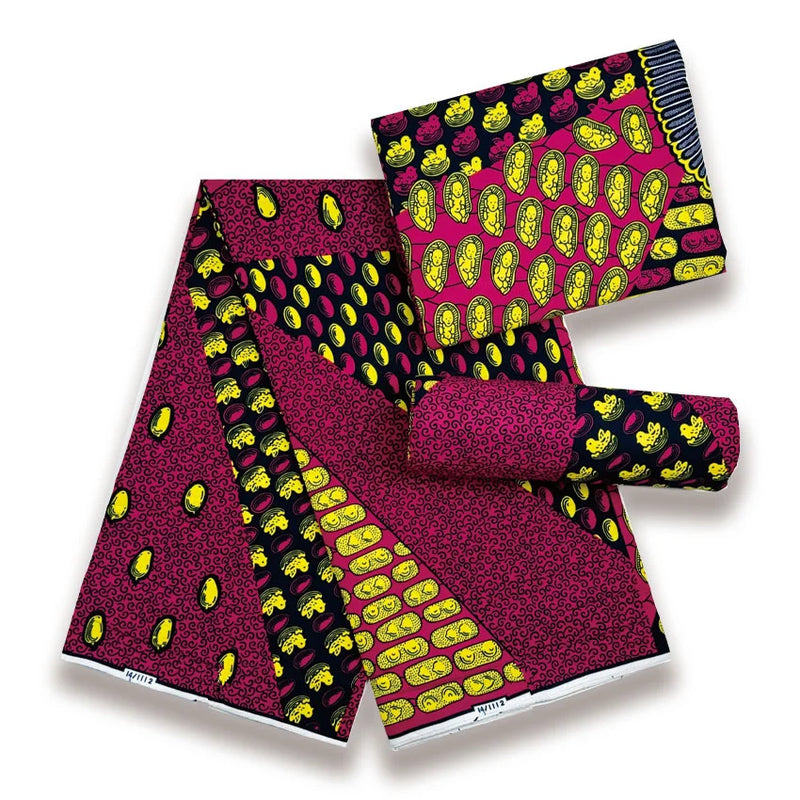 100% Cotton Nigeria Ankara Wax Fabrics