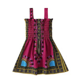 Summer Fashion Style African Children Polyester Printing Dress