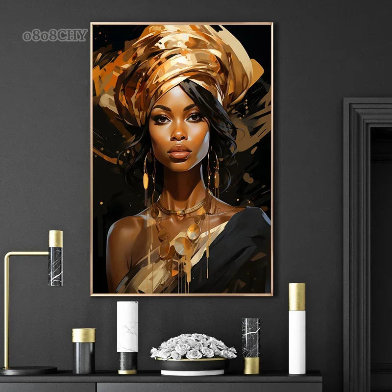 New Luxury Fashion African Poster