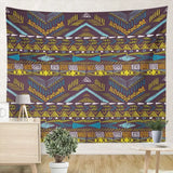 New Mexican Style Aztec Retro Patterned Tapestry