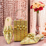 MEOD  Peach  Color Shoes and Bags Set