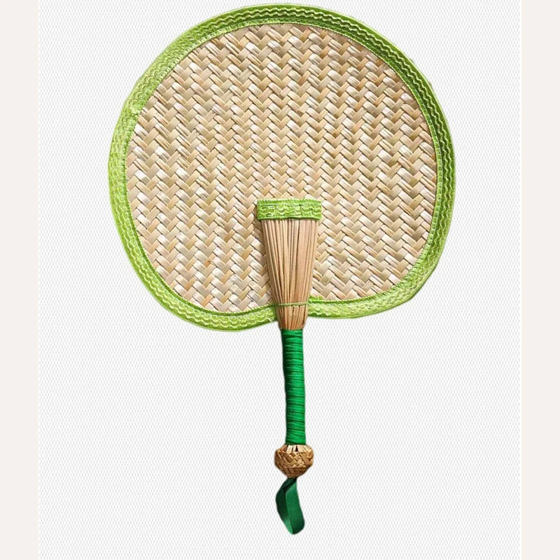 Summer Natural Environmentally Friendly Hand-Woven Fan