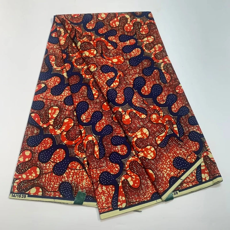 100% Cotton African Wax Print Fabric