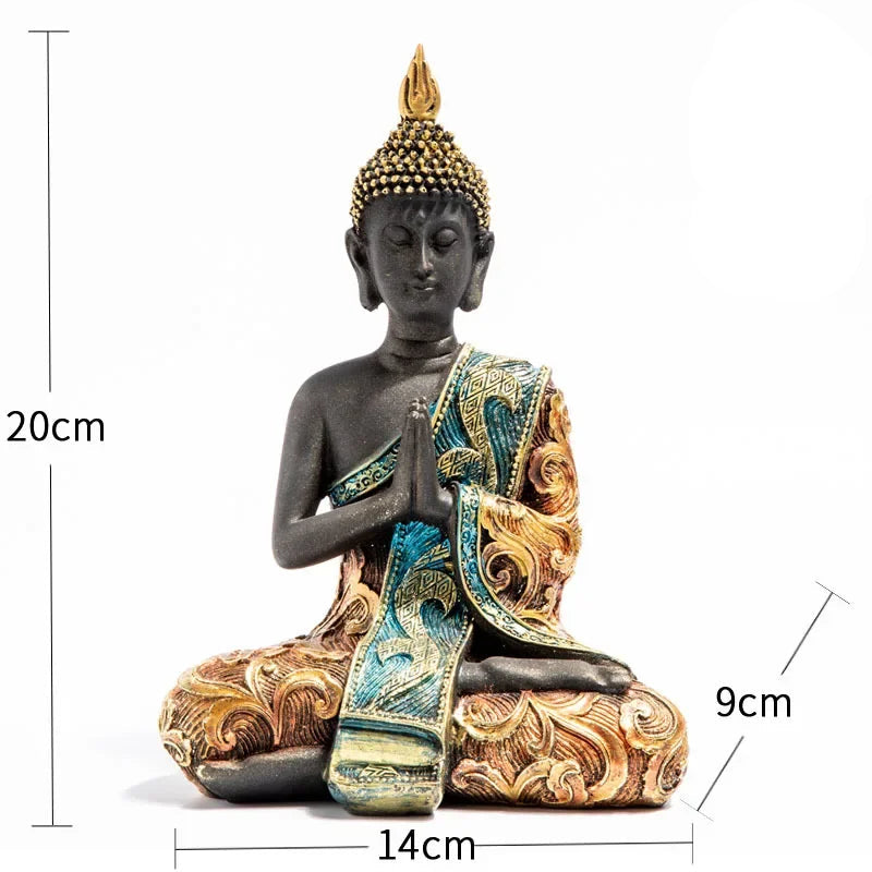 Large Buddha Statue Mysterious Fish Tank Decoration