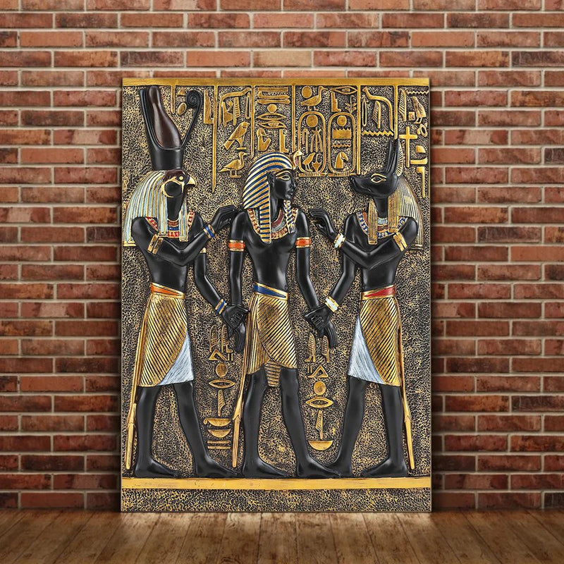 Black Golden Ancient Egyptian Art Prints 3D Posters