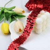 New Elastic Sequin Ribbon Glitter Stretch Trim