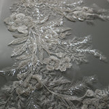 New luxury beaded embroidery lace