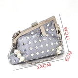 New Pink Sweet Pointed Toe Fashion Sandals Clutch Bag