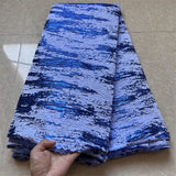 Latest High Quality African Nigerian Tulle Lace Fabric