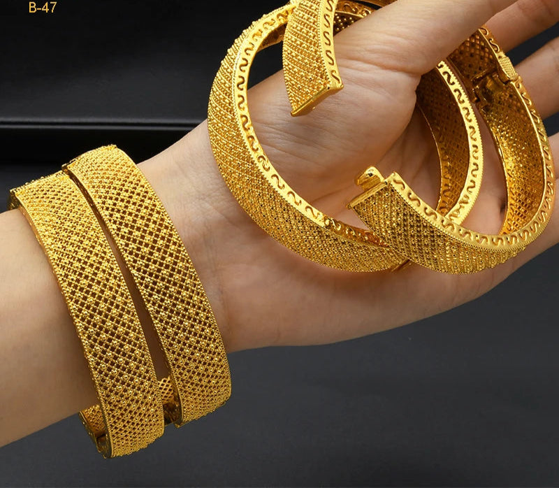 New Dubai Gold Color Bangles