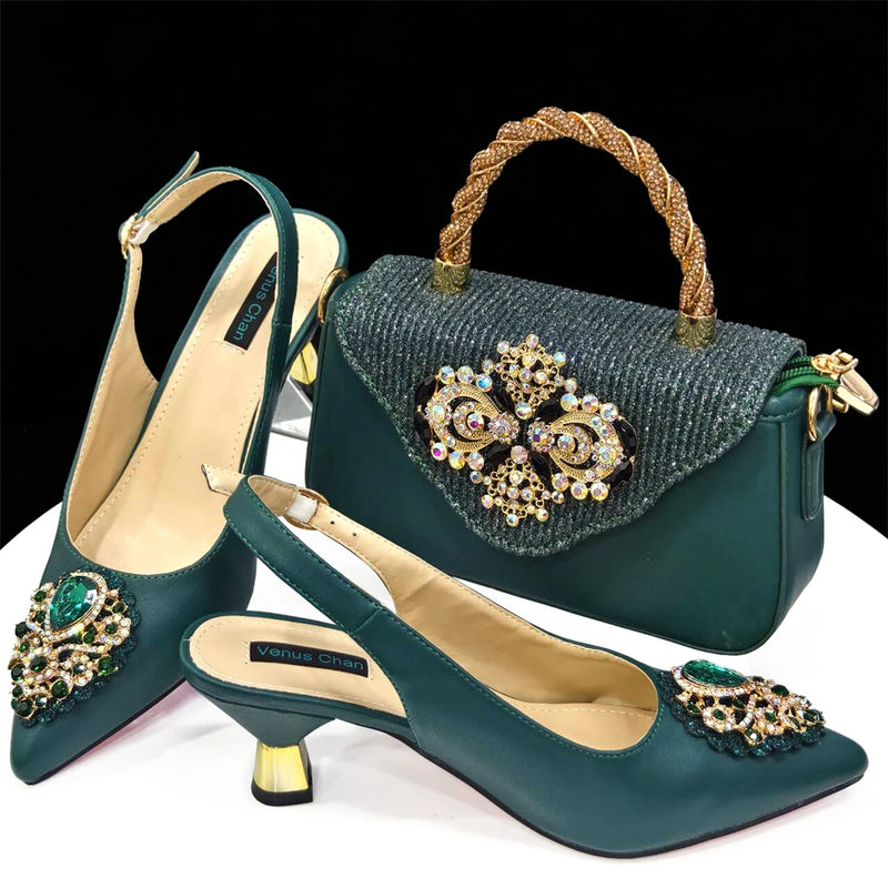 New Doershow Italian Shoe and Bag Set