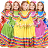 Women Traditional Mexican Folk Dancer Dress