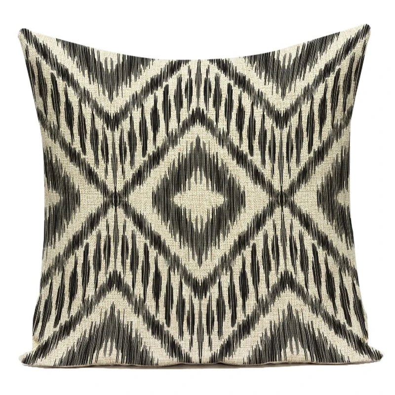 Polyester Boho Style Simple Geometric Decorative Pillows Cushion Cover for Living Room Decoration Pillowcase