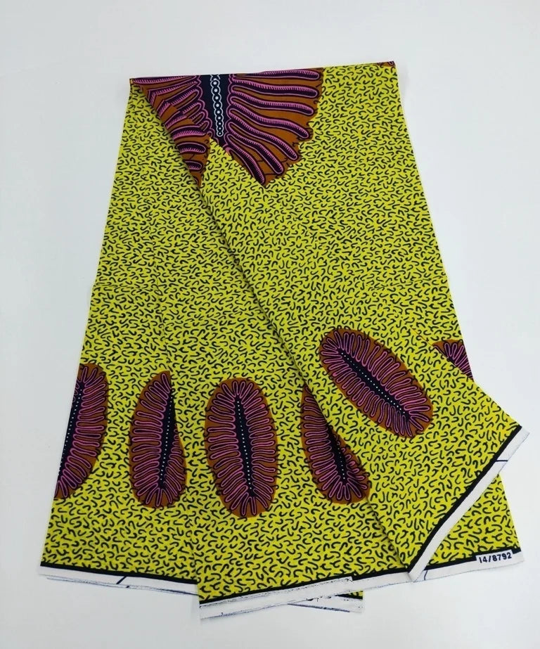 African Real Wax Print Cotton 100% Fabric