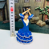 Spain 3D Resin Flamenco Dancer Ornaments Decoration