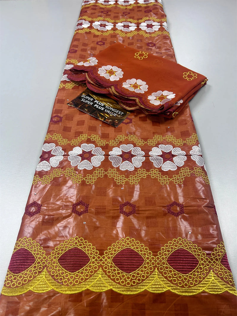 New African Bazin Riche Brode Fabric