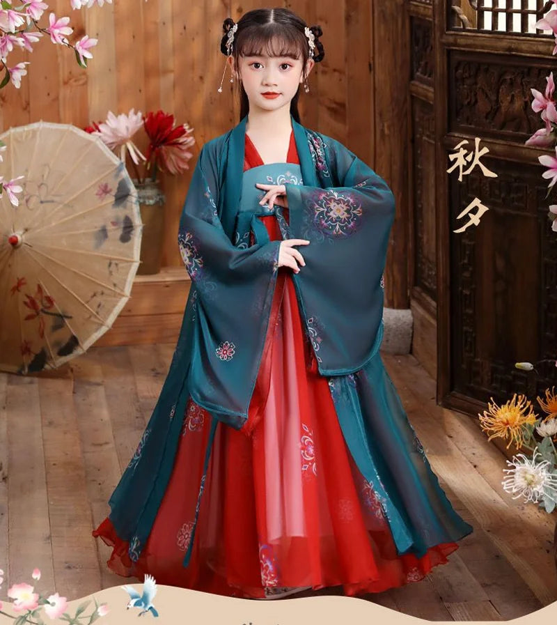 New Retro Chinese Hanfu Dress