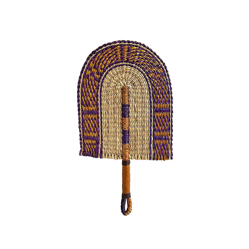 New Woven Straw Fan