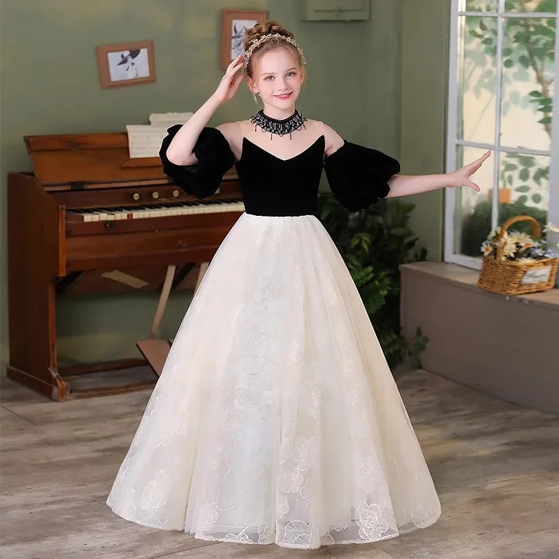 Hepburn Style Children's Princess Party Dress