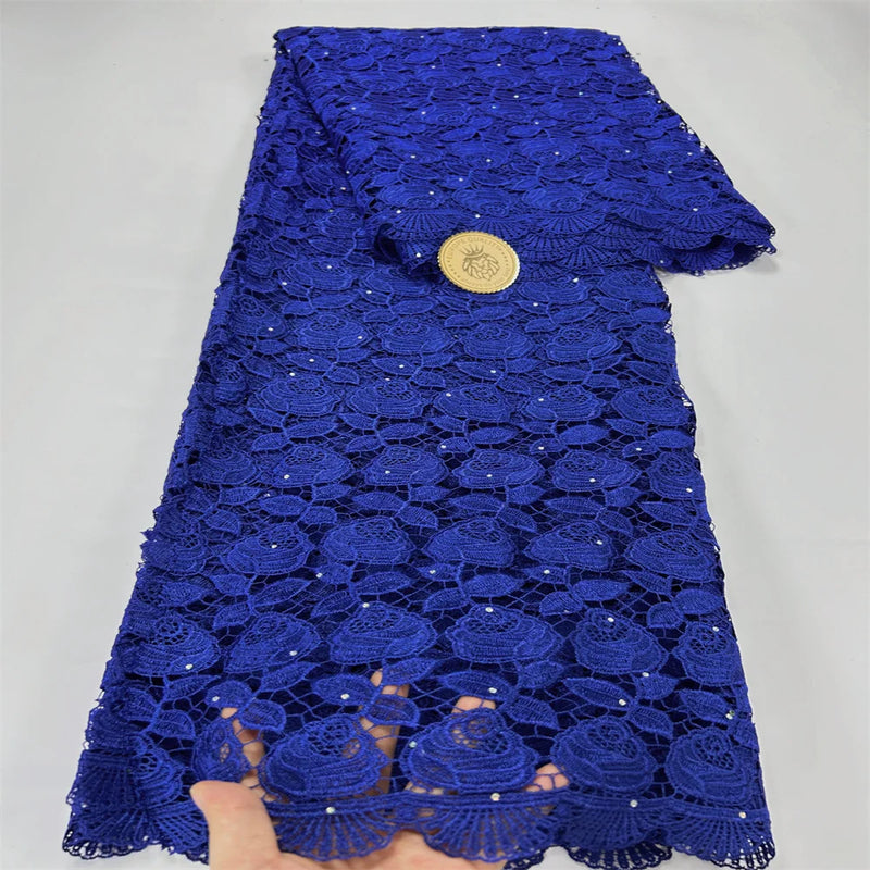 New Arrival African Water Soluble Lace Fabric