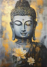 New Buddha Canvas Painting Zen Wall Art