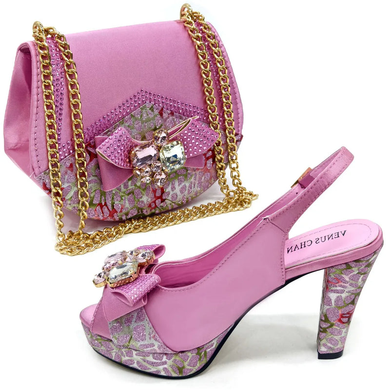 New come Matching Women Shoe and Bag Set