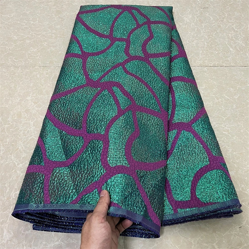 High Quality African Nigerian Tulle Lace Fabric